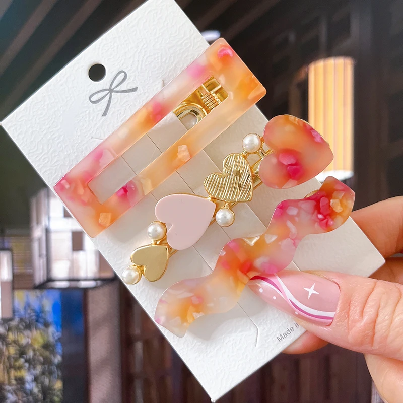 Hair Accessory Hair Clips 2/3pcs Set For Women Fashion Jewelry Girls Daily Styling