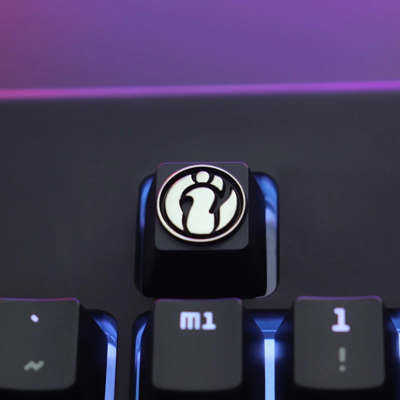 

Keystone Keycap IG Theme Invictus Gaming1 pc Zinc Aluminum Alloy Metal Customize Personalized DIY PC Mechanical Keyboard