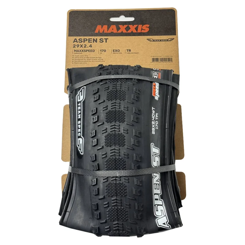 Maxxis Aspen ST 29 inch MTB Tubeless Tire 29x2.4 170tpi XC