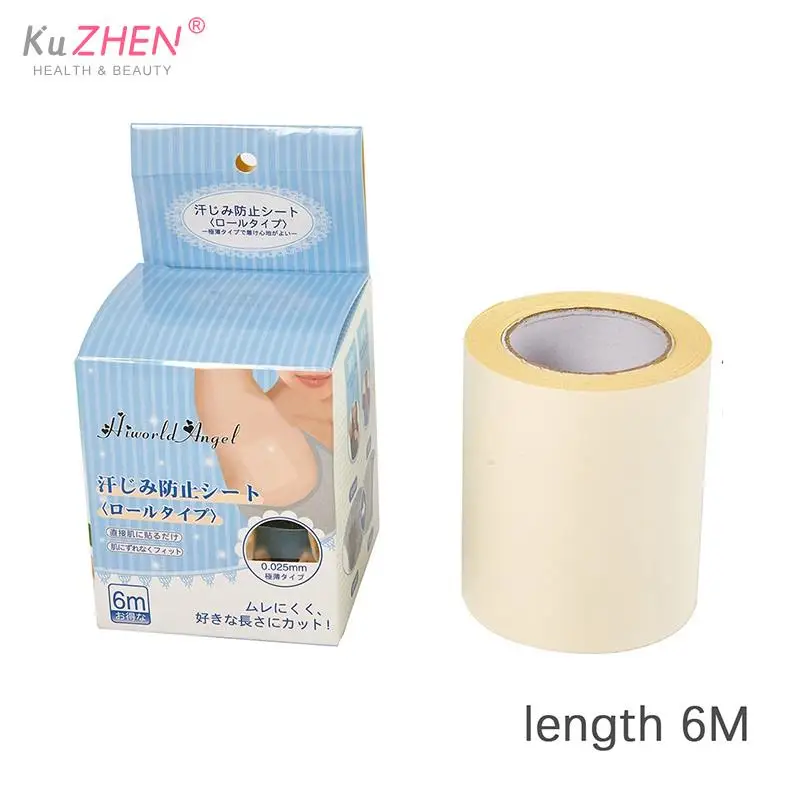 

20Sheets/1Roll Transparent Antiperspirant Sticker Disposable Armpit Prevent Sweat Pads Underarm Dry Dry Keep Dry Sticker