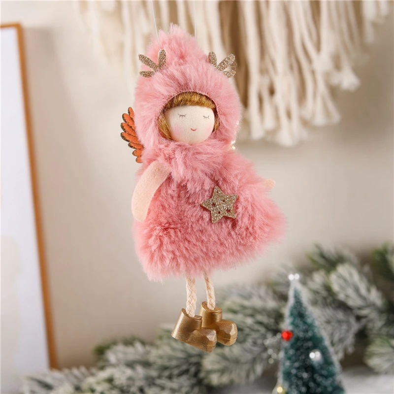 24 Décorations Sapin De Noël Blanches En Plumes - 12 Anges + 12 Ailes - Pour Noël Et Mariage