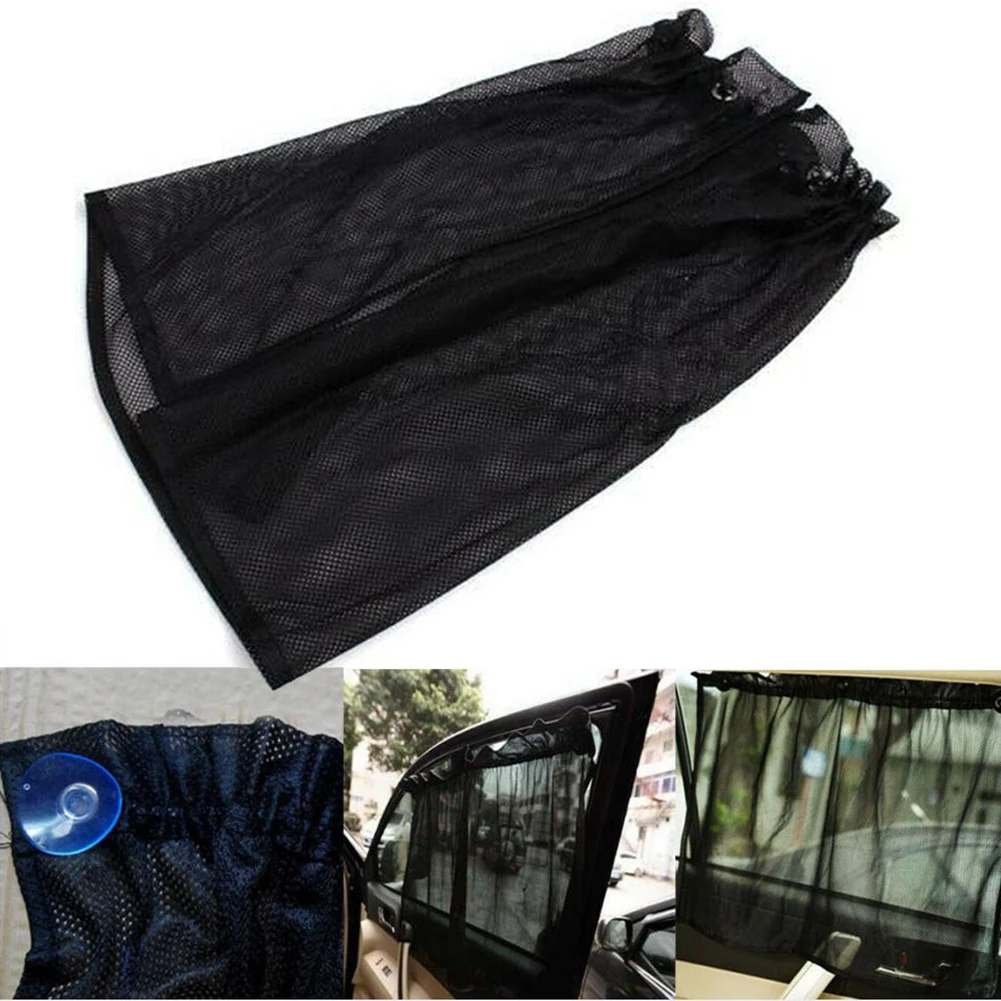 

1Pair Car Curtain Sun Blinds Shade Mesh Sunshade Shield Visor Block Kids Easy Installation Automobiles Interior Accessories