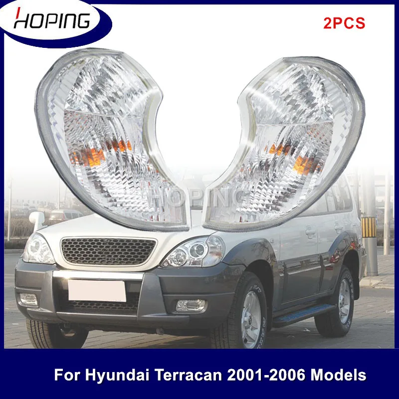 

Hoping 2PCSAuto Front Corner Light Corner Turn Signal Lamp For Hyundai Terracan 2001 2002 2003 2004 2005 2006