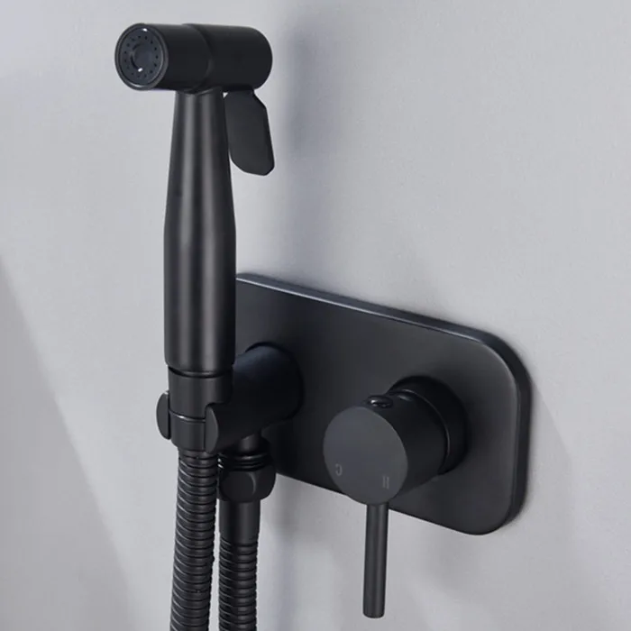 Description Picture 5 of itemstainless steel Toilet Bidet Spray Handheld Bidets Diaper Set Hot Cold Black Shower Set Shattaf Sprayer Jet Douche Kit Portable