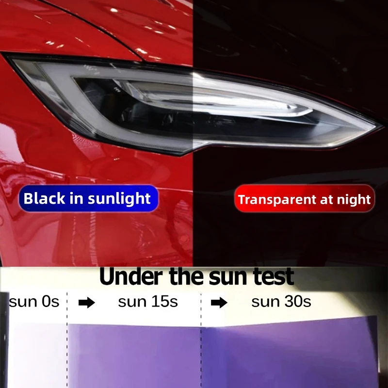 TPUUVIntelligentColorChangeCarHeadlightProtectionFilmPPFPaint