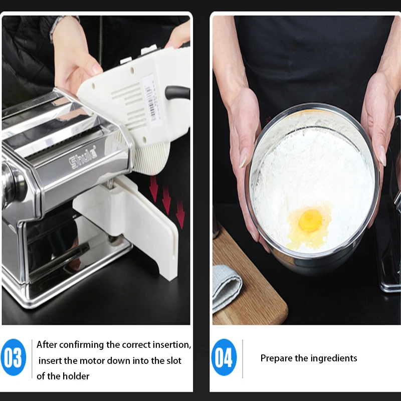 Pressing flour machine home electric noodle automatic pasta machine stainless steel noodle cutting dumpling skin