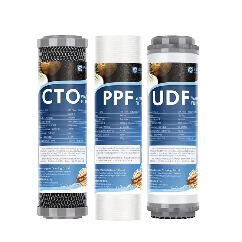 10 inches Water Filter Cartridge,PP Cotton ,UDF Suitable For Water Filter Housing,T33 Cartridge,Ro Membrane System Replacement