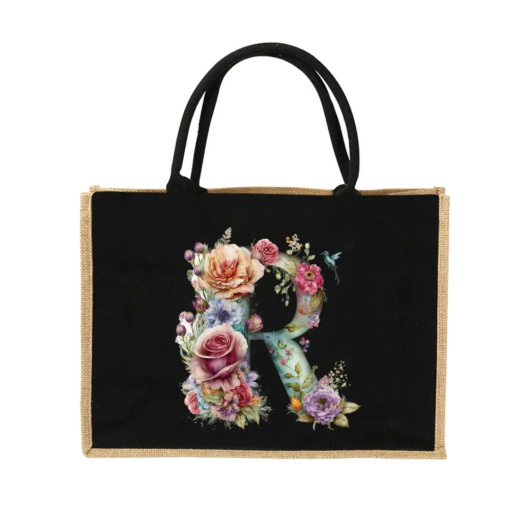 floral letter R