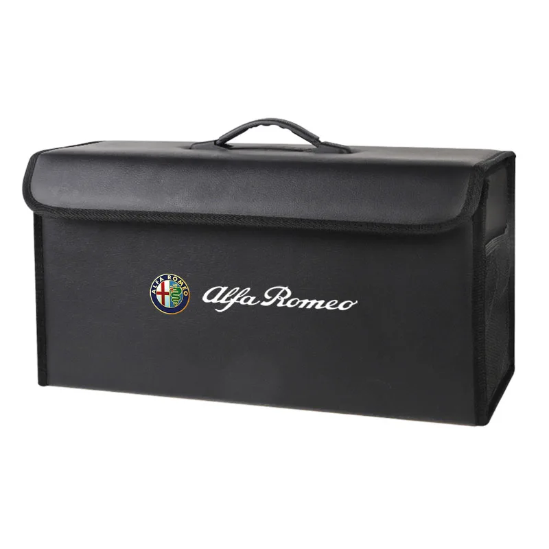 Car Trunk Storage Bag Leather Camping Box Collapsible For Alfa Romeo  Giulietta 159 GT Giulia 147 156 Mito Brera Stelvio Volante - AliExpress