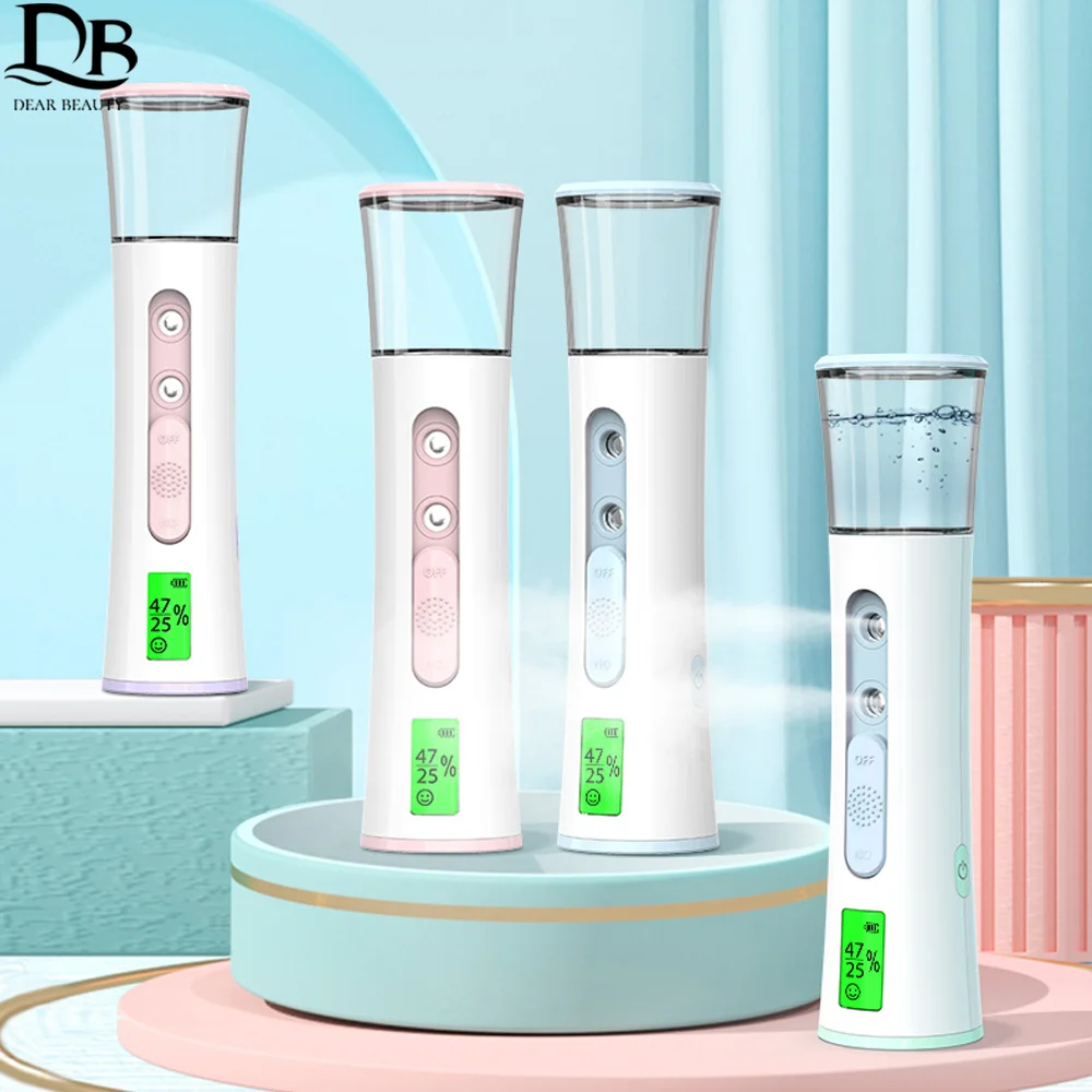 Ultrasuoni Nano Nebulizzatore Spruzzatore Dispositivo Di Raffreddamento Viso Vapore Idratante Vapore Umidificatore Facciale Mister Nebulizzatore Dispo