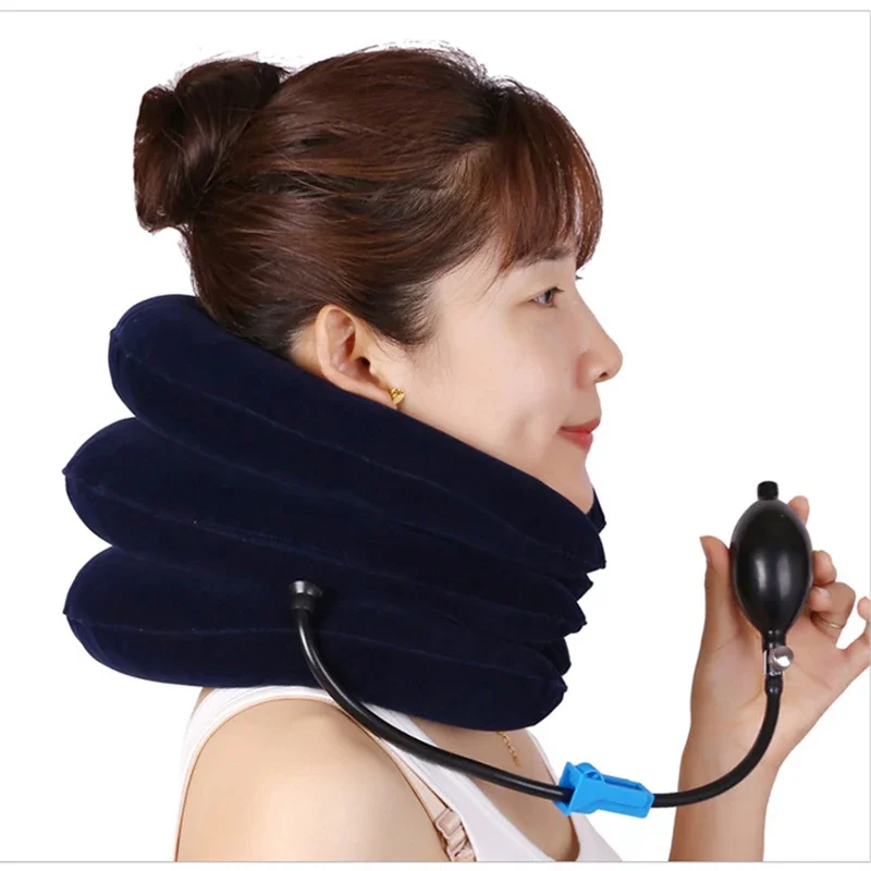 

1 Tube House Medical Devices Orthopedic Pillow Neck Stretcher Inflatable Air Cervical Traction Relax Collar Relief Health Care