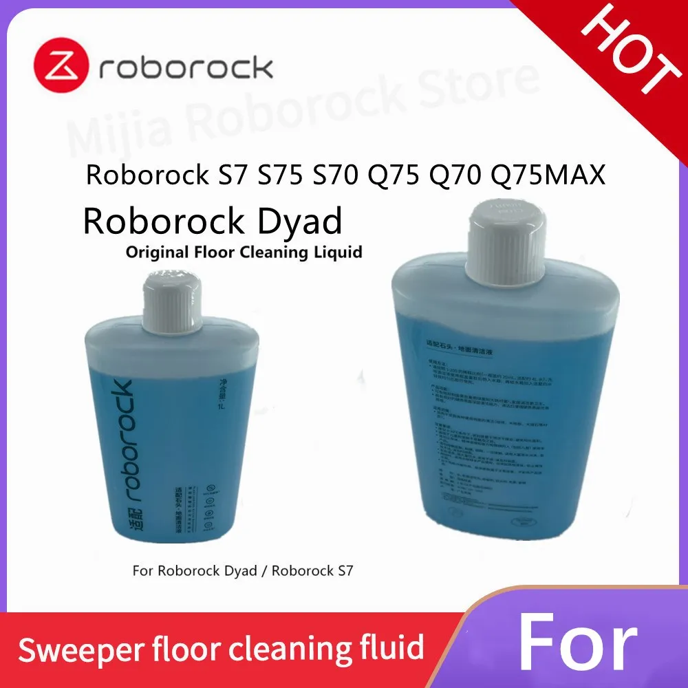 1L Accessori Originali Roborock Tuta Liquida Per La Pulizia Del Pavimento Per Dyad E S85 Pro Ultra,99.9% Antibatterica, Non Tossica