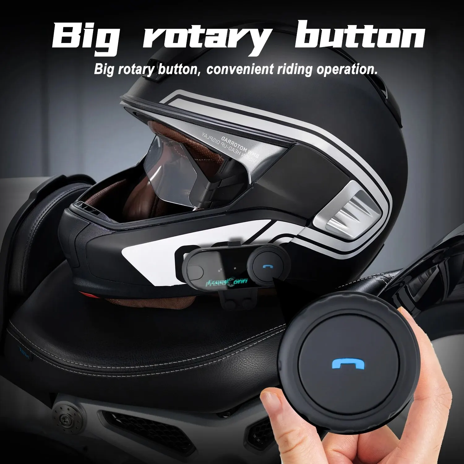 Freedconn Motorcycle Helmet Headset Stereo Bluetooth Hands