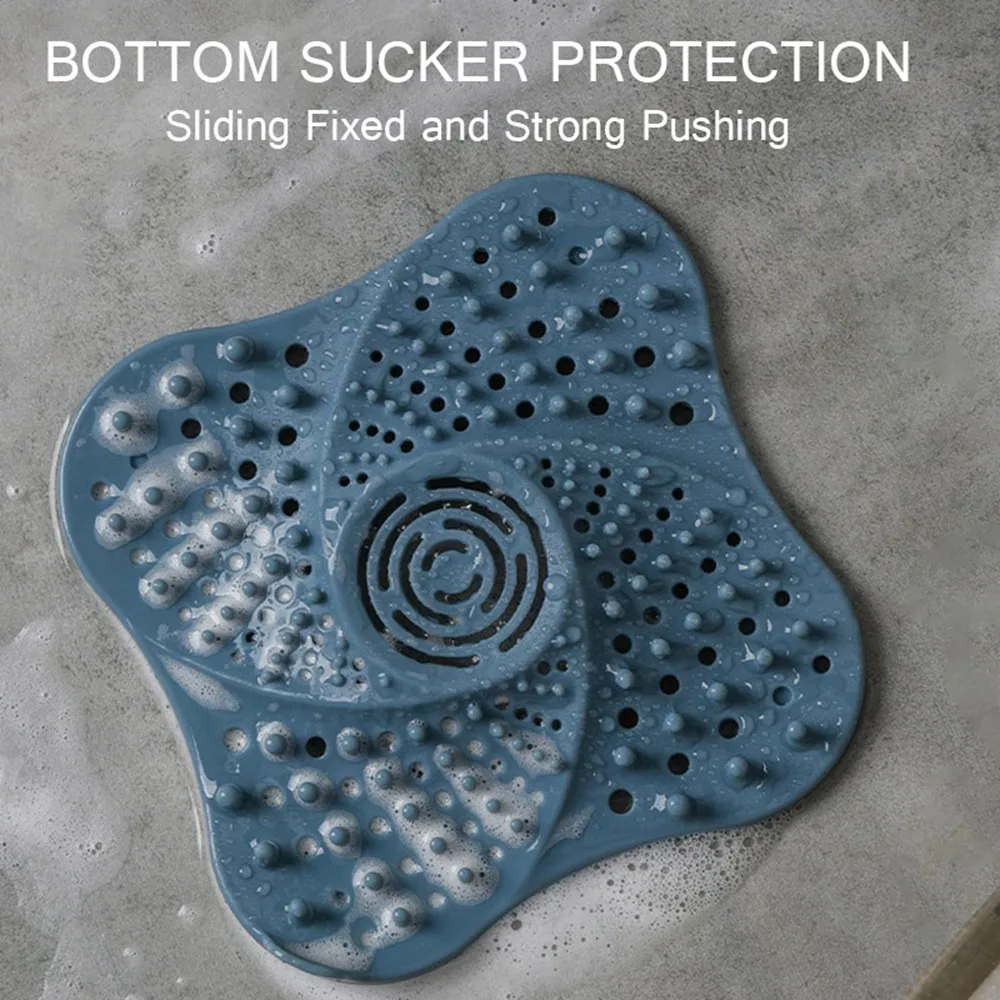 Anti-bloqueio Hair Catcher, Plug Trap, Duche Floor Drain Covers, Sink Strainer, Filtro do banheiro, Acessórios de cozinha, Stopper