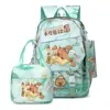 Capybara Backpack Women Student Lunch Bag Large Capacity Schoolbag Teen Rucksack Women Leisure Schoolbag Sets 4