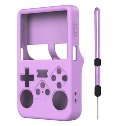Color Silicone Protective Case - Soft Anti - Scratch Storage Cover for Handheld Game Console (PURPLE)