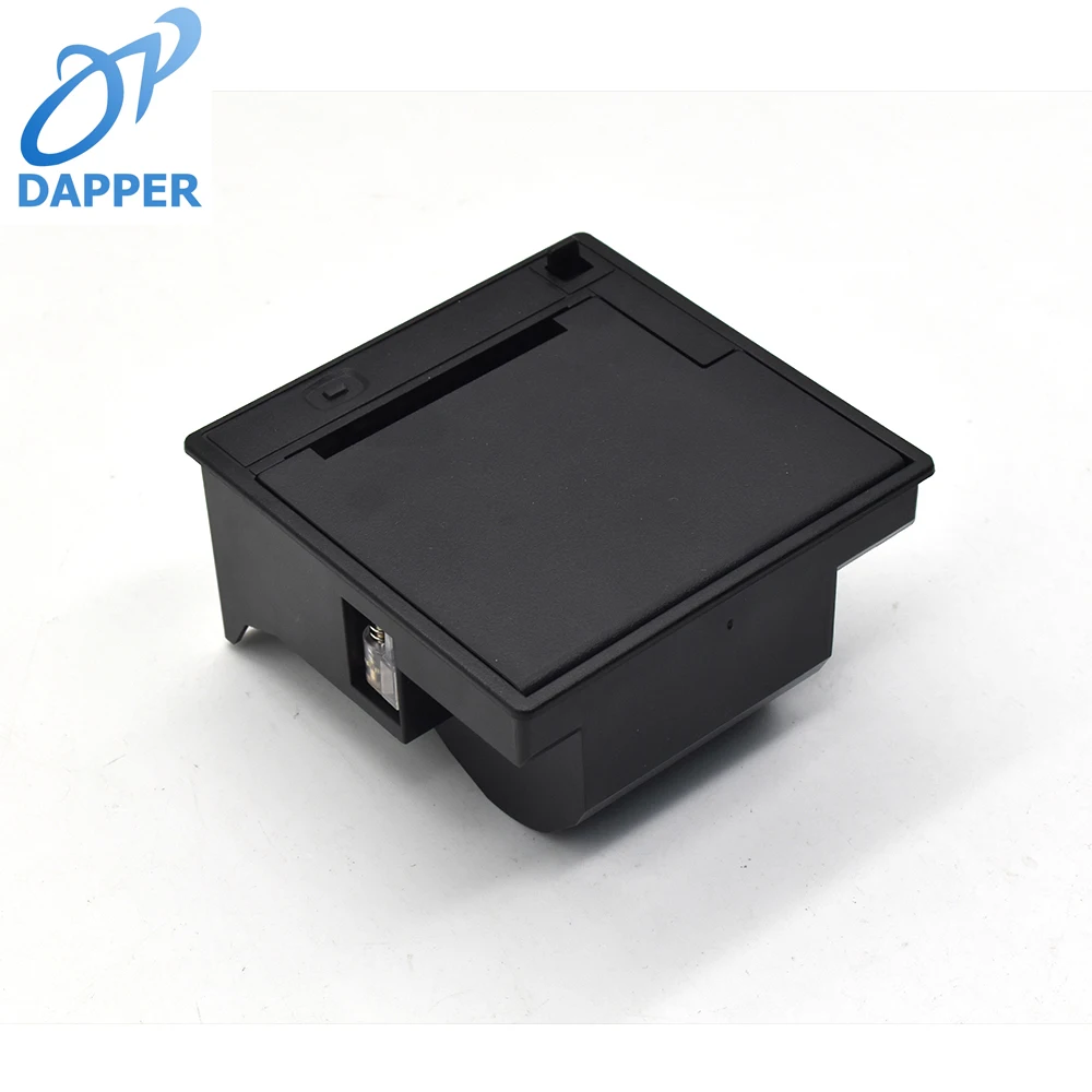 자동 절단기가 있는 58mm 열전사 내장 영수증 라벨 프린터 USB 인터페이스가 있는 흑백 패널 빌 인쇄기