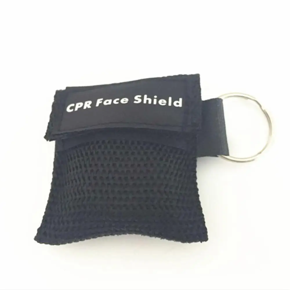 10/5/1Pcs Keychain First Aid Emergency Face Shield CPR Mask Professional Outdoor Health Care Tools Resuscitator Mask