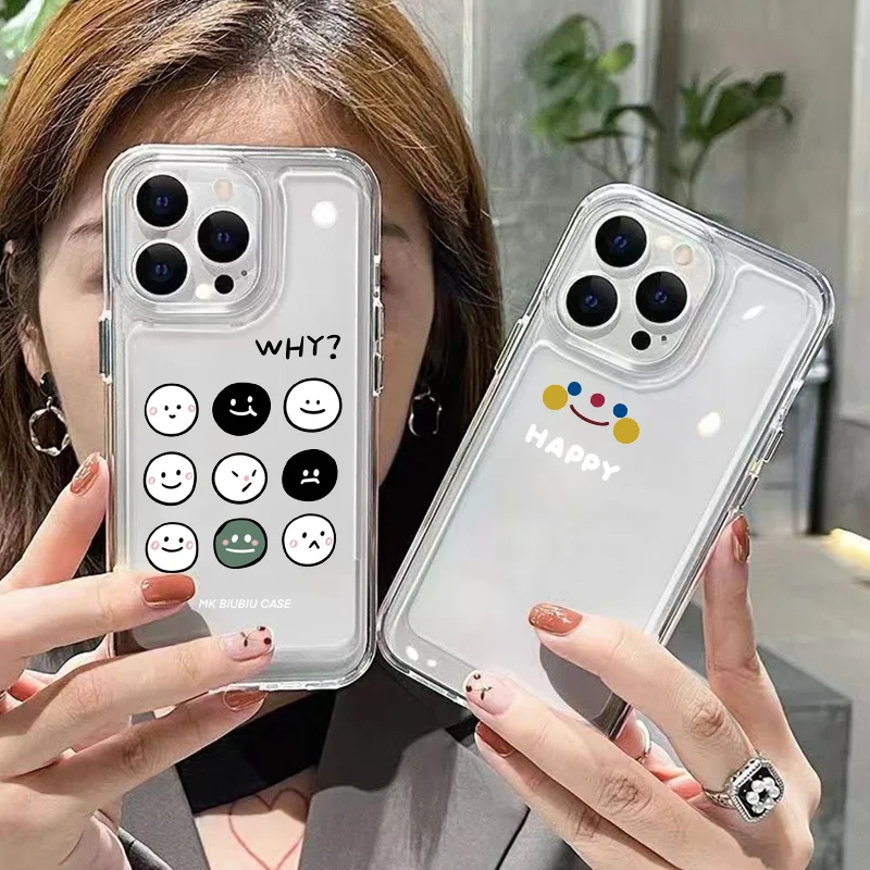 Custodia Smile Per Samsung Galaxy A54 A14 A52S A52 A53 5G A13 A33 A32 A34 A73 S22 S23 Ultra S21 S20 Fe S 23 Plus Custodia Ultra