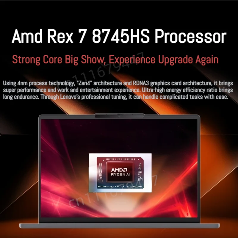 2025 New Lenovo Laptop Xiaoxin 15 2025 Ryzen 7 8745HS 16G 512G 2.5K 165Hz OLED High-performance Thin And Light Notebook PC 2