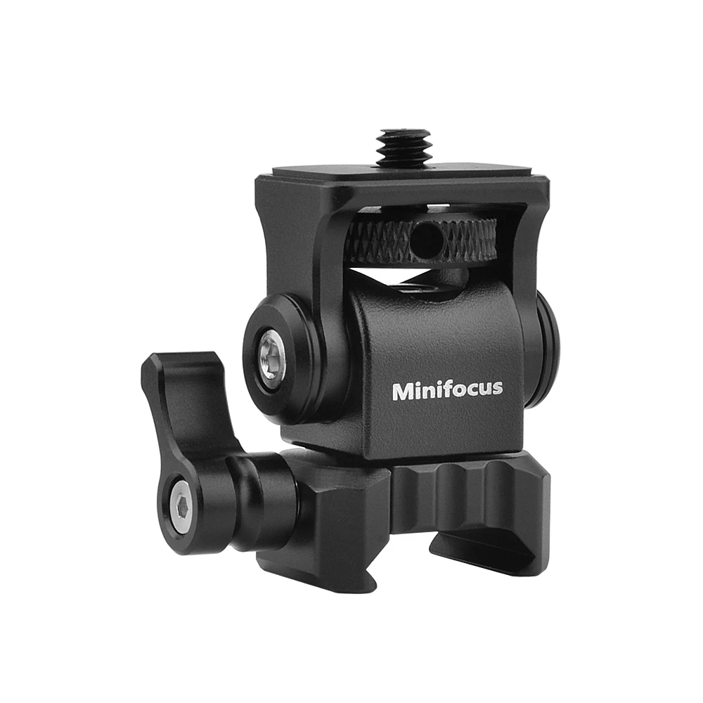 Supporto universale per monor da campo per telecamera a sgancio rapido con morsetto Nato 360 ° Rotazione 180 ° Inclinazione per ricevore wireless, lampada di riempimento, microfono  44