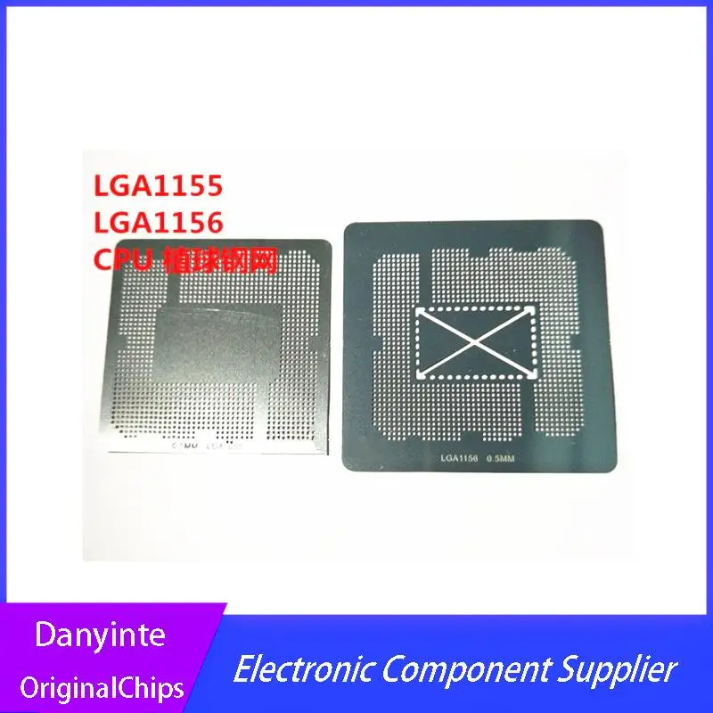 

NEW Direct heating LGA1155 LGA1156 0.5MM CPU Stencil 10PCS/LOT