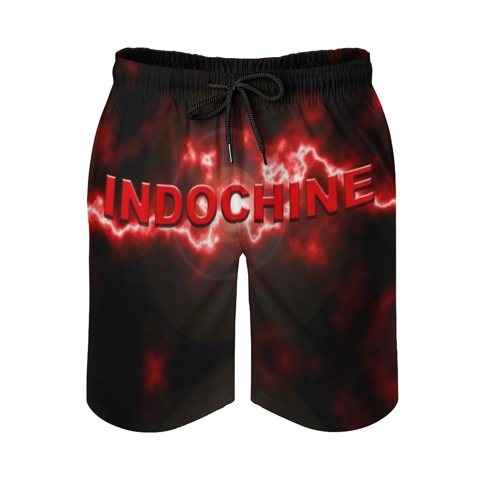 

Indochine Anime CausalFunny Adjustable Drawcord Breathable Quick Dry Beach PantsCasual Loose Stretch Hawaii Pants