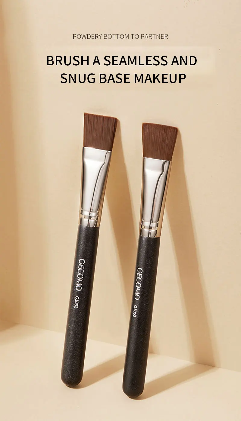 Description Picture 2 of itemLiquid foundation brush do not eat powder mask brush Flat head flat head traceless light base makeup brush makeup tools