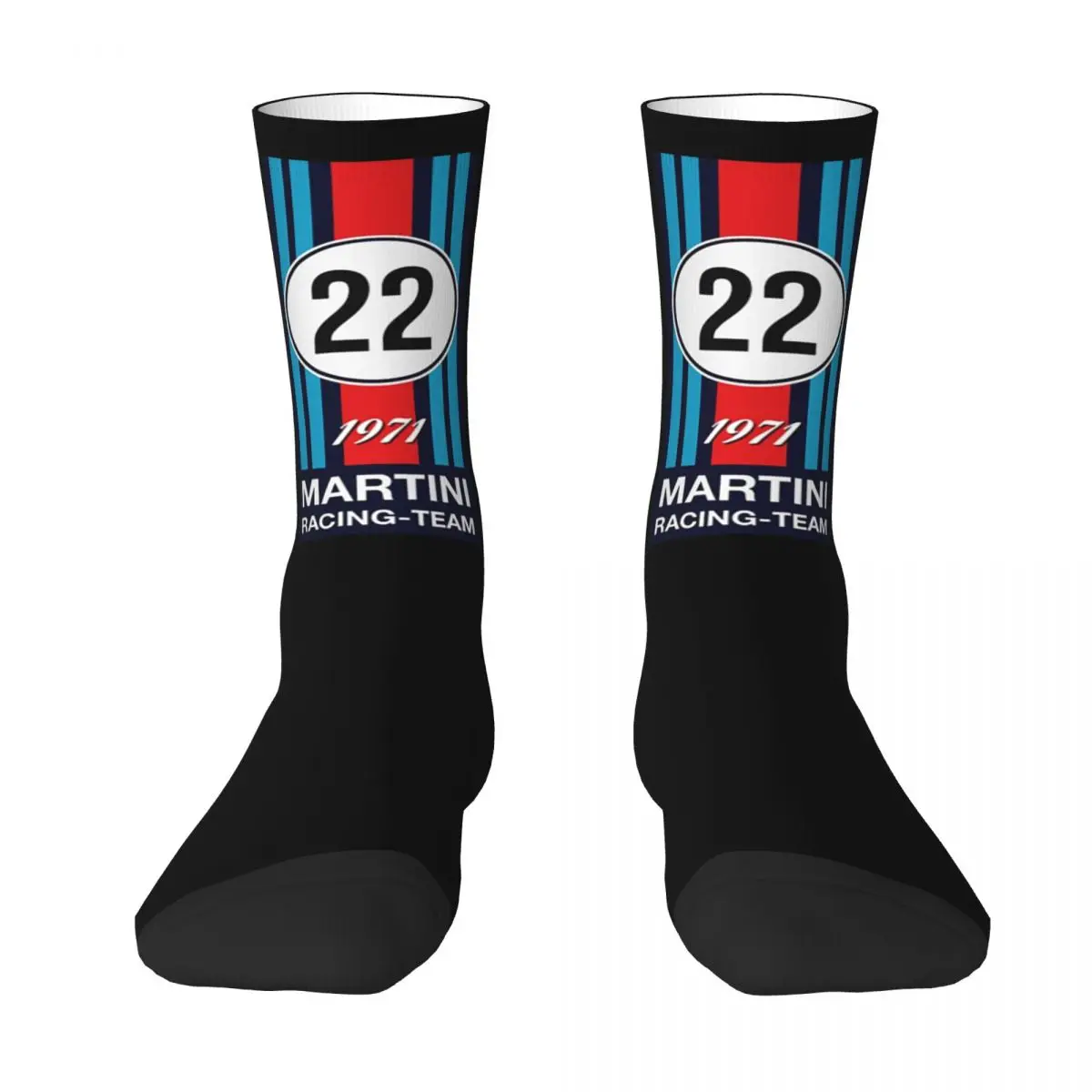 

Martini Racing Team Le Mans 1971 Winner Socks Soft Stockings All Season Long Socks for Man's Woman's Christmas Gifts