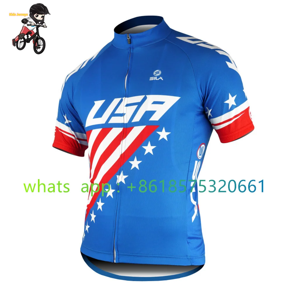 

sila Kids Cycling Jersey Boy Girl Short Sleeve Summer MTB Cycle Clothing Child Bicycle Wear Sports Roupa Ciclismo 2023 shirt