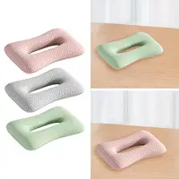 Ear Piercing Pillow with Removable Cover Ergonomic for Office Travel Bedroom 1
