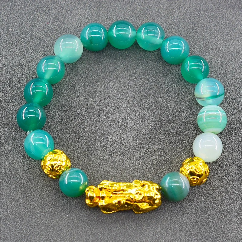Pixiu Bracelet Feng Shui Wealth and Good Luck Bracelet Homme