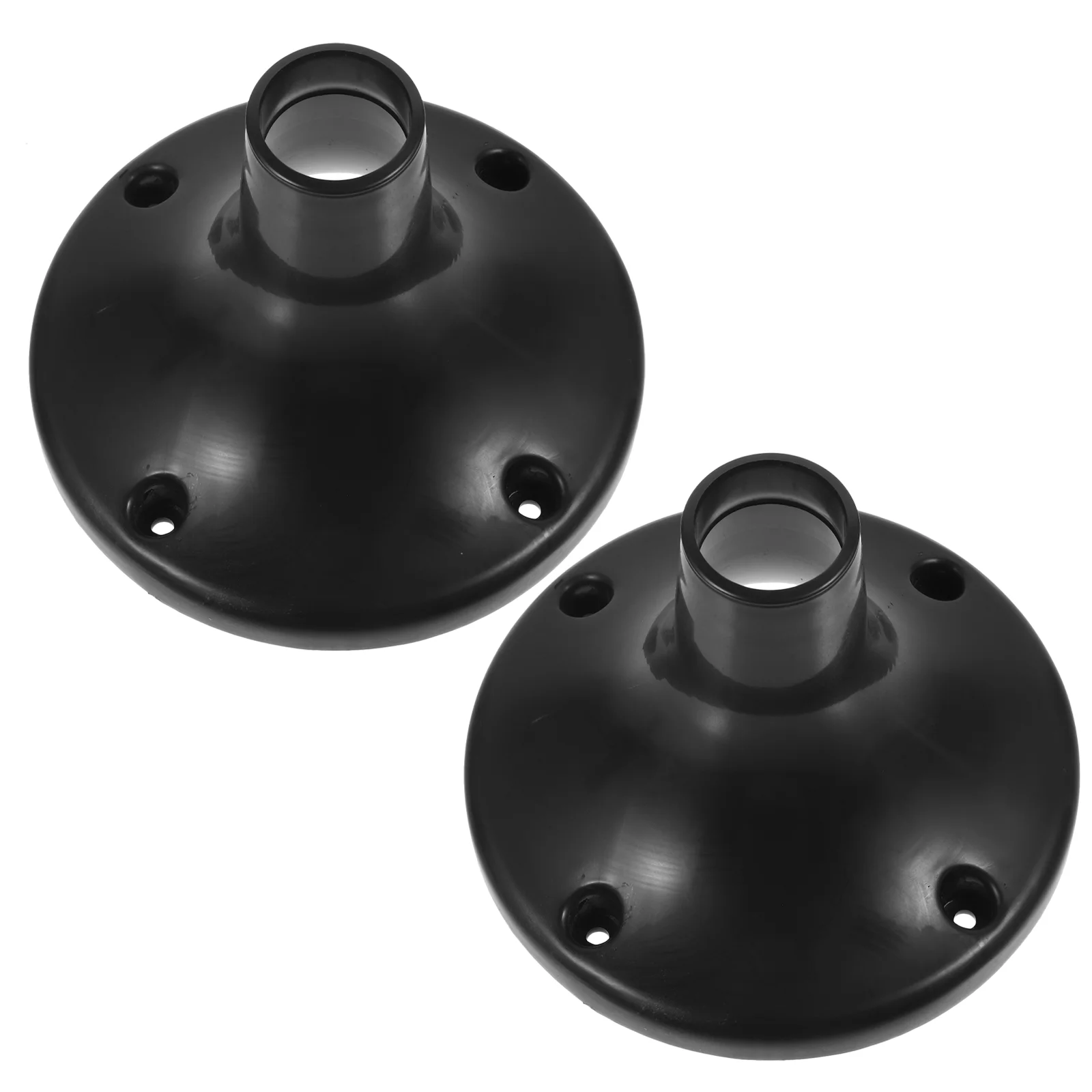 

2 Pcs Lawn Lamp Base Accessories for Garden Holder Light Column Yard Plastic Multi-use