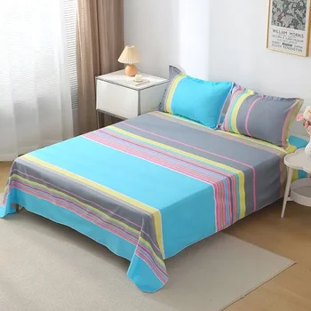 ‌ Ensemble de draps bohème – 400TC en coton de style méditerranéen avec colorant résistant à la décoloration pour les essentiels du dortoir 1