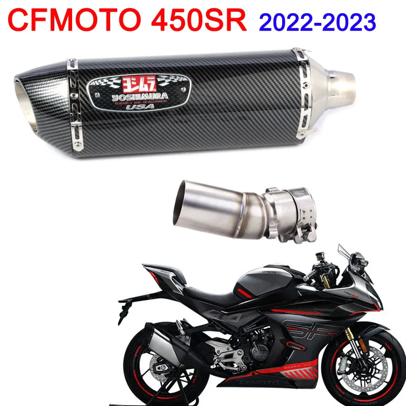 For CFMOTO 450SR CF 450 SR 2022 2023 Motorcycle Exhaust Yoshimura