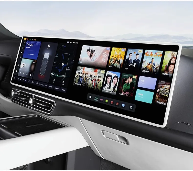 for Li 9 Lixiang L9 Central Control Navigation Screen Inner Rearview Mirror Protective Cover Silicone Car Interior Decoration