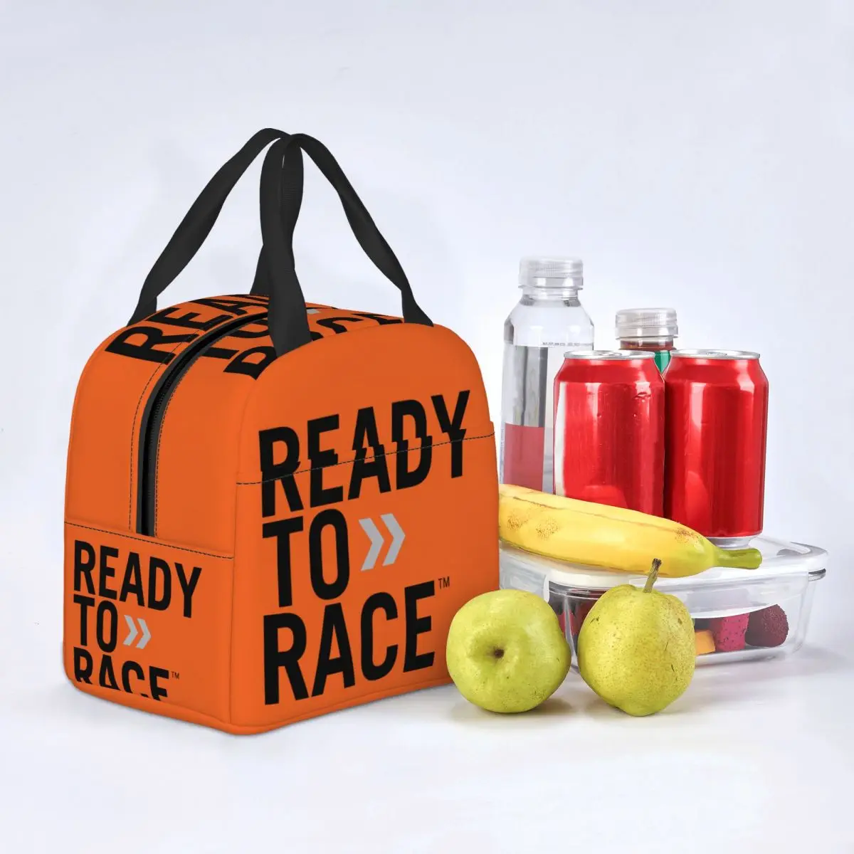 Ready To Race Car Motorcycle Lunch Bag Men Women Cooler Thermal Insulated Lunch Boxes for Kids School Children lunch bag bento bag cooler bag