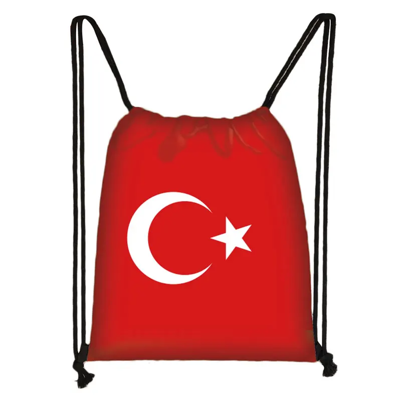 Turkey National Flag Printed Backpack