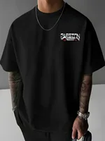 T-shirt d'été pour homme avec imprimé motif Racing haut de gamme, 100% coton respirant, col rond, style streetwear tendance 3