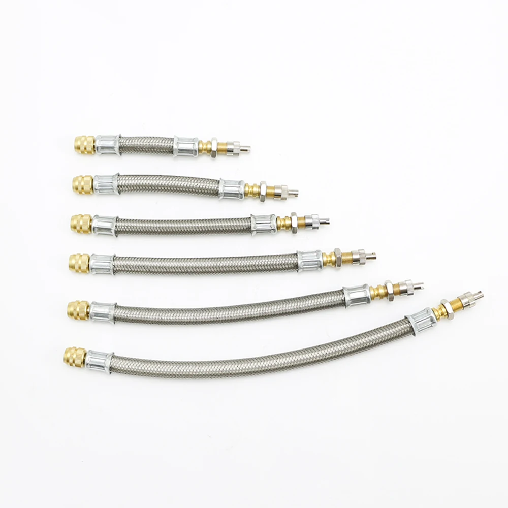 스테인레스 스틸 땋은 트럭 밸브 확장 유연한 버스 타이어 밸브 확장 고무 타이어 밸브 스템 익스텐더 자동차  액세서리-Freehip.co.kr