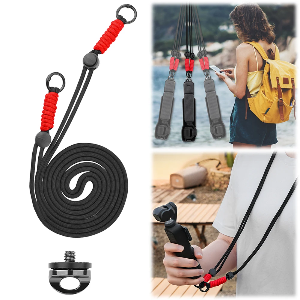 Description Picture 4 of itemCamera Anti-Lost Lanyard with 1/4 Screw Sports Camera Lanyard Neck Lanyard Strap for DJI Pocket3/Action5 Pro/4/3
