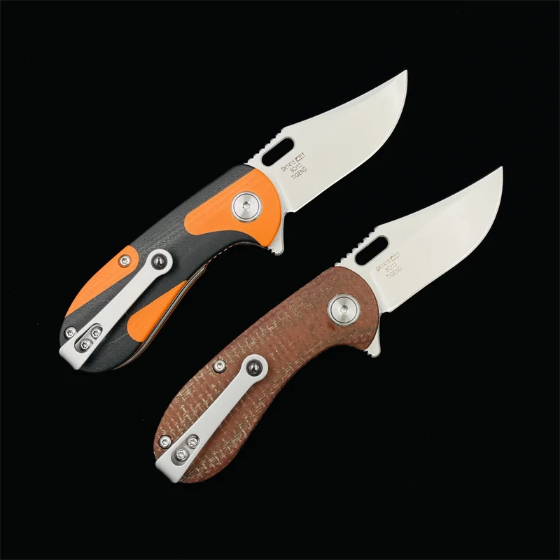 Y-START LK2003 Mini Folding Knife 8cr13 Blade G10 Handle Outdoor Camping Hunting Daily EDC Tool 2
