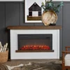 Bernice 67" Landscape Electric Fireplace with Mantel for Living Room or Bedroom, Replaceable Fireplace Insert Heater 2