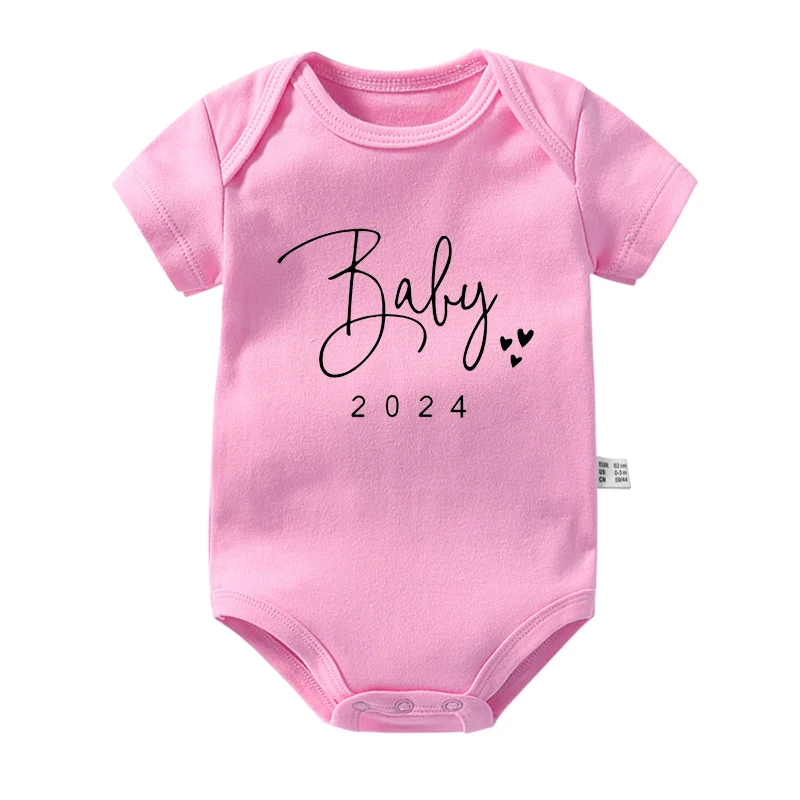 Announcement 2024 Newborn Baby Bodysuits Rompers