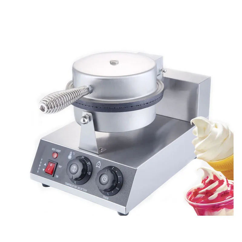 Household Egg Roll and Waffles Multi-functional Baking Biscuits Toaster Crunchy Ice Cream Cone Machine