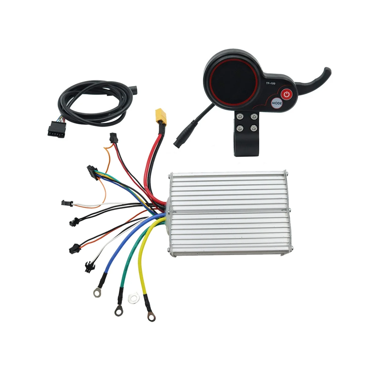 

48V 30A Electric Scooter Motor Controller+TF100 6Pin Dashboard Parts for 10 Inch