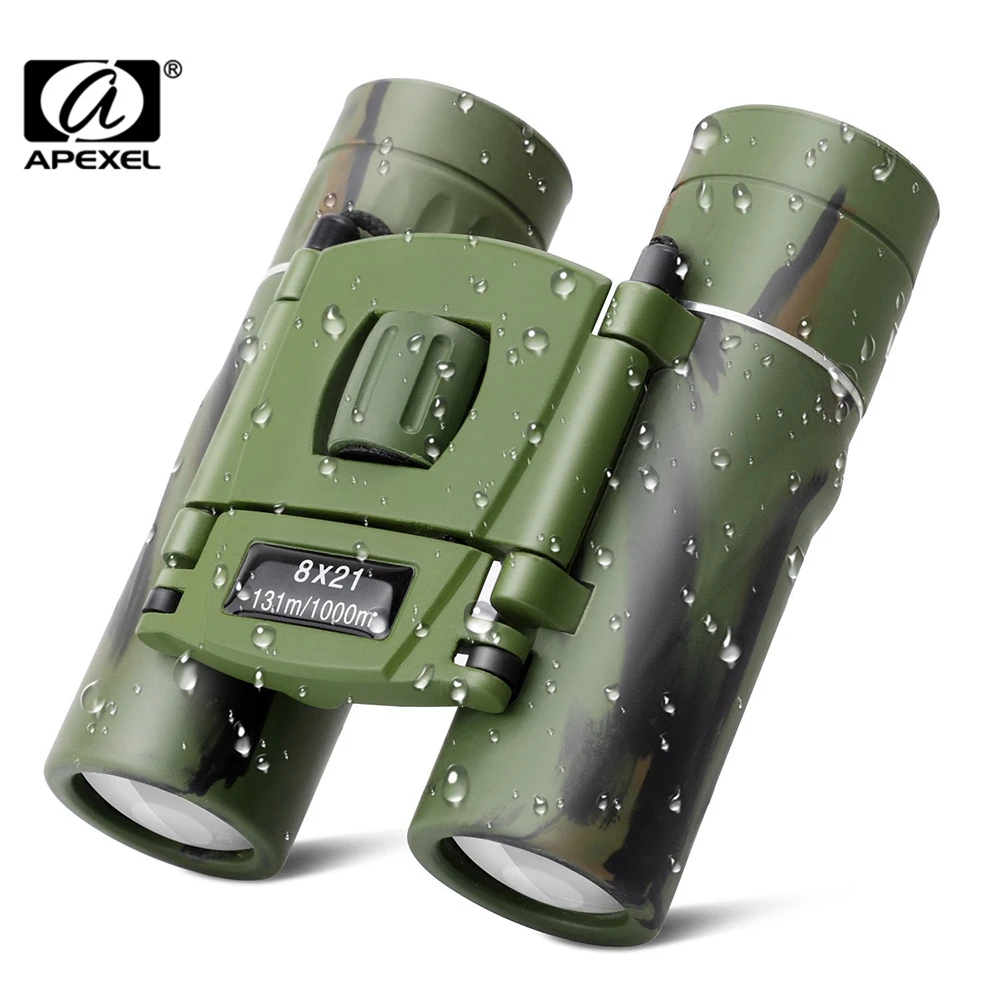 

Бинокль APEXEL складной детский, 8x21 HD, 1000 м