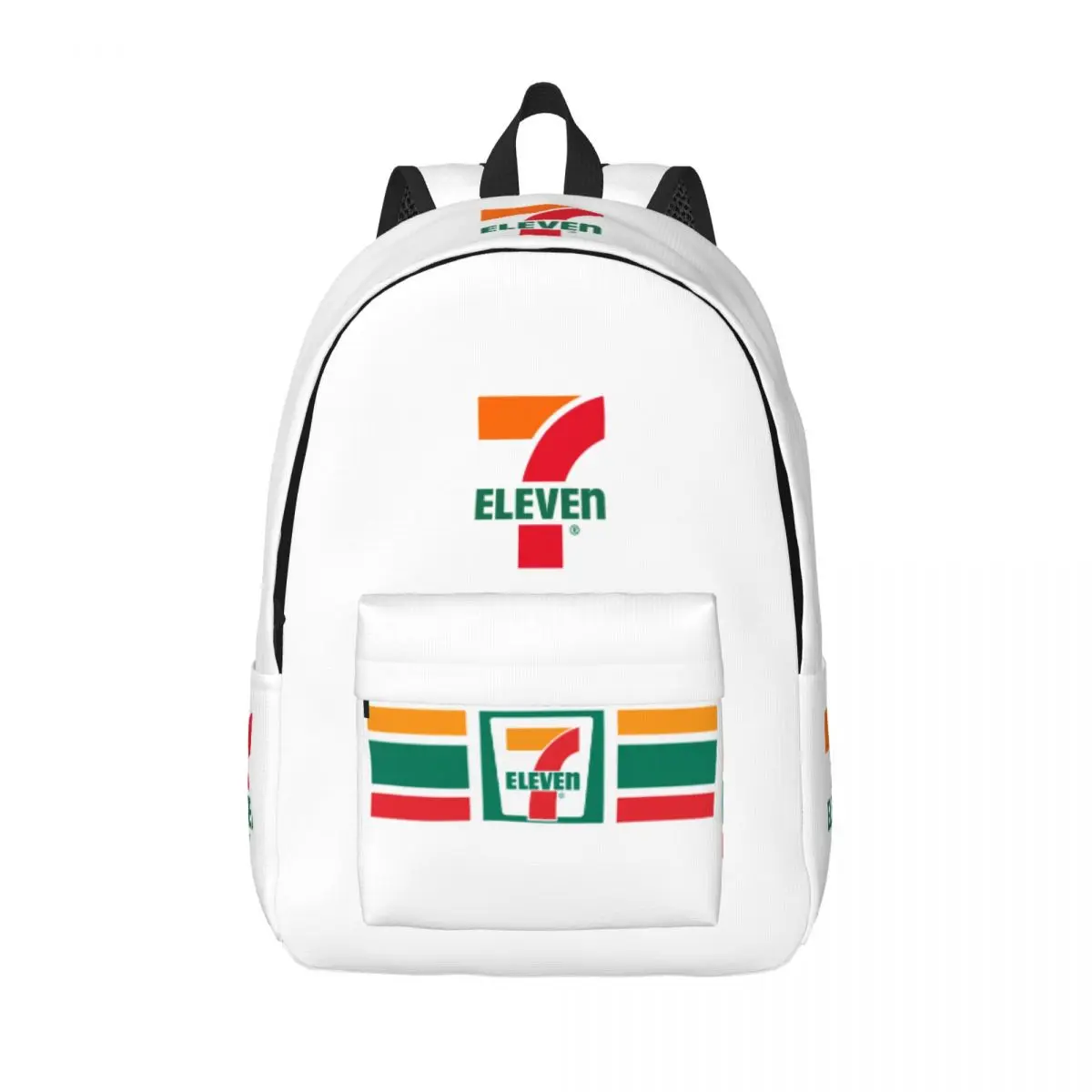 

Рюкзак Холщовый с логотипом магазина 7-Eleven 711/7-11 для мужчин и женщин, повседневный студенческий деловой ранец для ноутбука, уличная сумка
