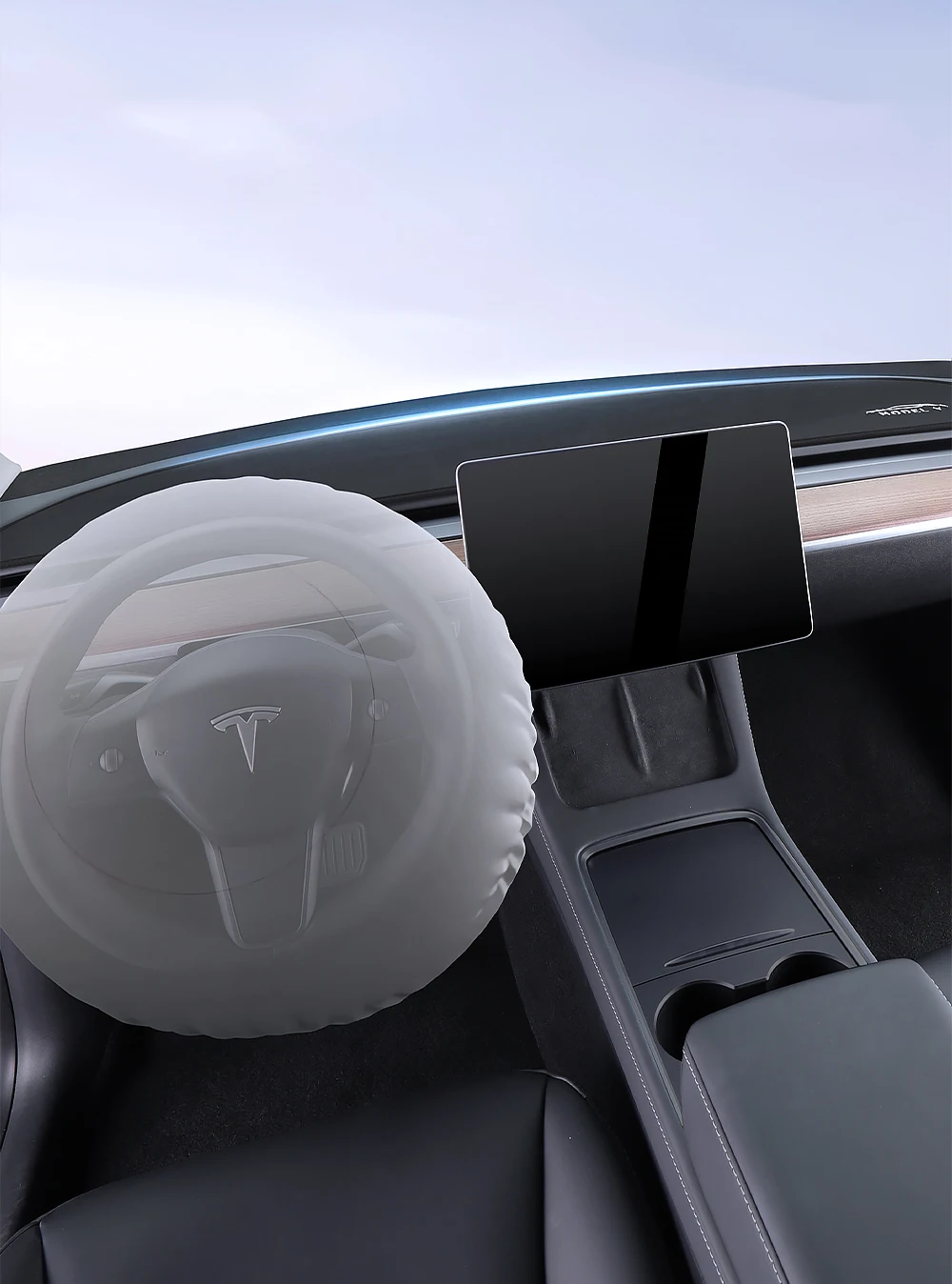 For Tesla Model Y Juniper 2025 Anti-UV Dashboard Cover Center Console Accessorie