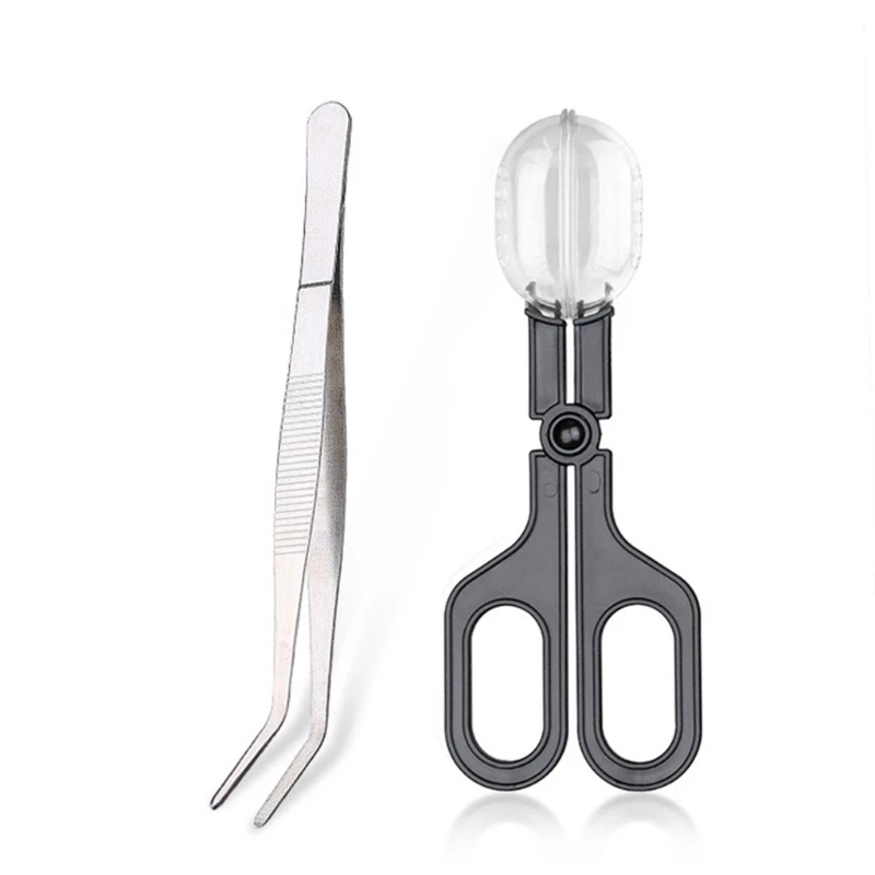 Long Tweezers Reptiles Feeding Tongs Clamp Length for Pet Enthusiasts and Professional Use Y5GB
